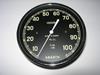 ABARTH-JAEGER rev counter instrument. Ø 120mm, 10,000 RPM scale.